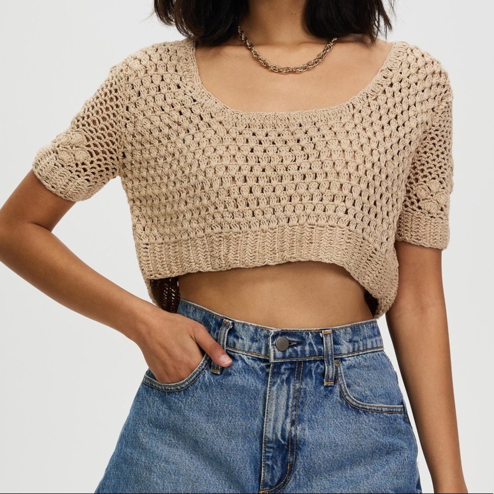 Cotton On Crochet Top